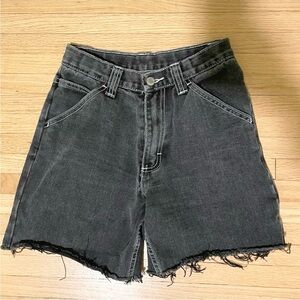Brandy Melville J. Galt 100% Cotton Black Jean Shorts